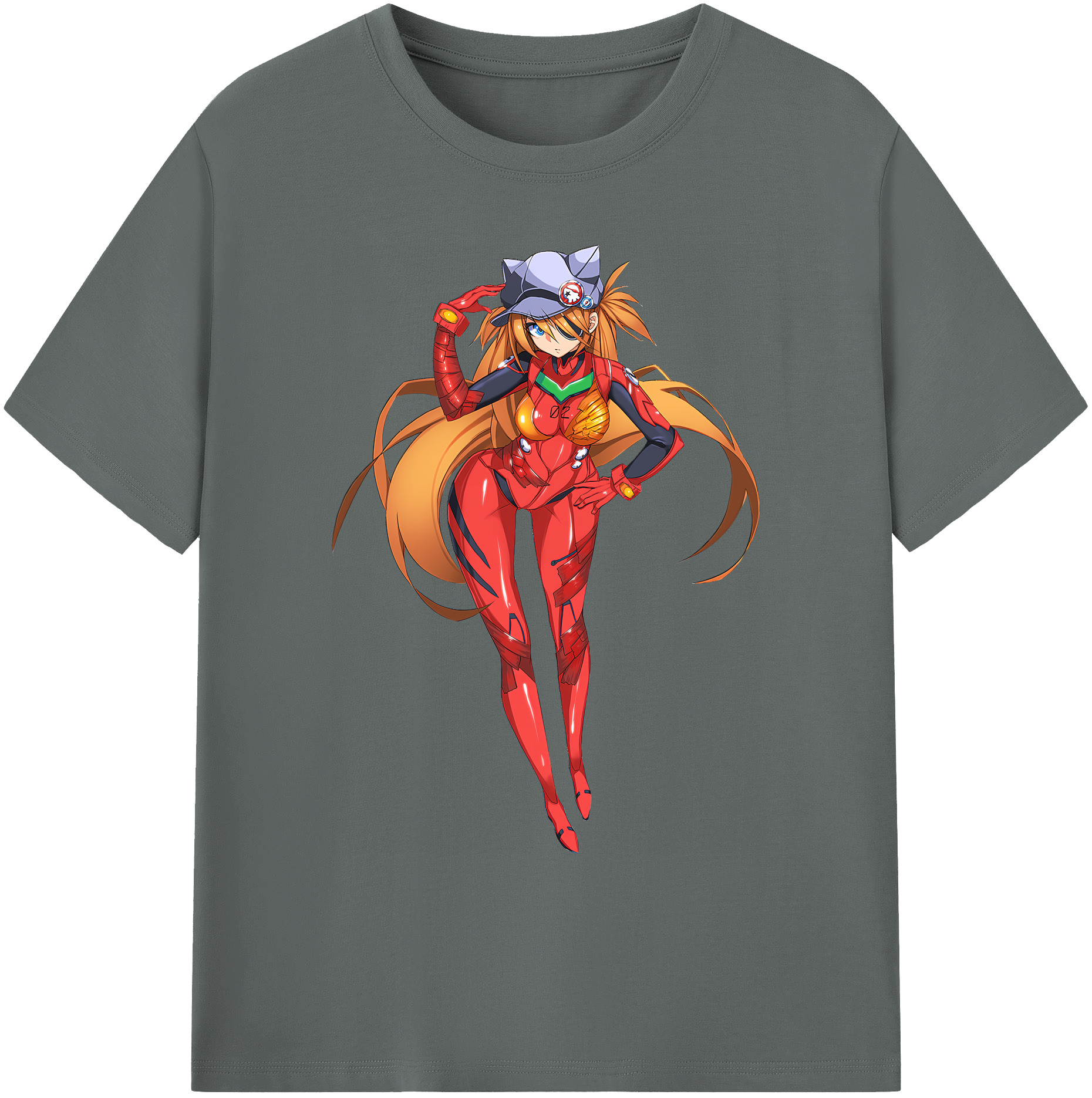 （画像用） EVA 新世紀エヴァンゲリオン 綿100％ メンズ半袖Tシャツ｜肌触りやわらか＆通気性